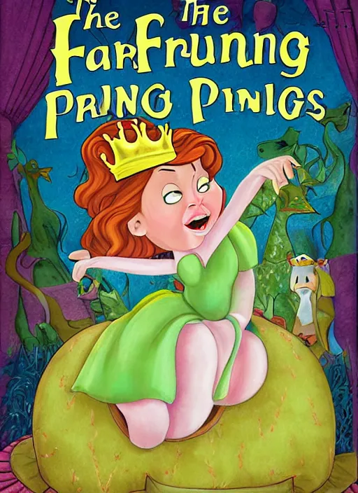 Image similar to the farting princess by lisa keene