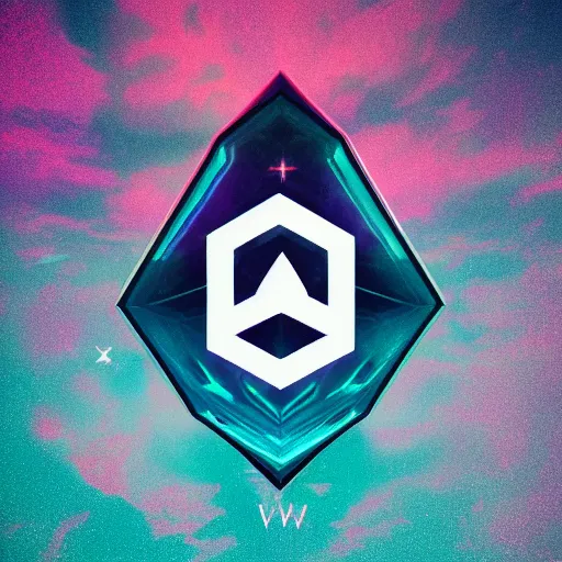 Image similar to a and w vaporwave logo, digital art, cosmic, 3 d high definition, trending on art station, photorealistic, high resolution, 8 k, octane, hyper detailed, insane details, intricate, elite, ornate, elegant trend, highly detailed and intricate, sharp focus, photography, unreal engine