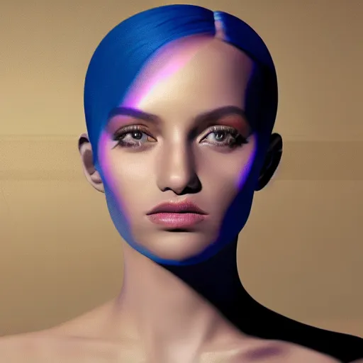 Prompt: adobe after effects as a beautiful woman