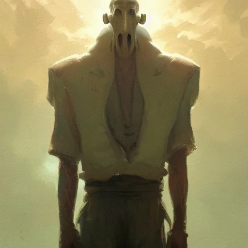 Image similar to handsome squidward, dramatic lighting, cinematic, establishing shot, extremly high detail, photorealistic, cinematic lighting, artstation, style by greg rutkowski