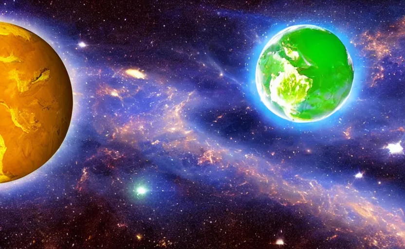 Image similar to A Gamma Ray hits earth