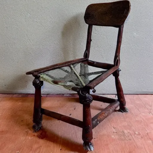 Prompt: a cockroach chair