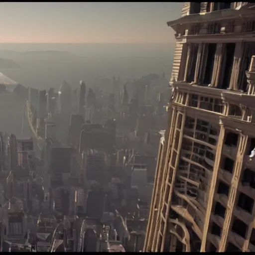 Image similar to gigantic 1 0 0 0 metres beagle walking over a city, epic cinematic, 4 k, very high detail, epic scale