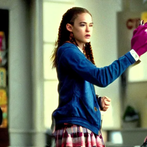 Image similar to a film still of jolyne in ''10 Things I Hate About You''(1999)