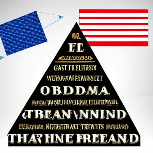 Image similar to obama pyramid