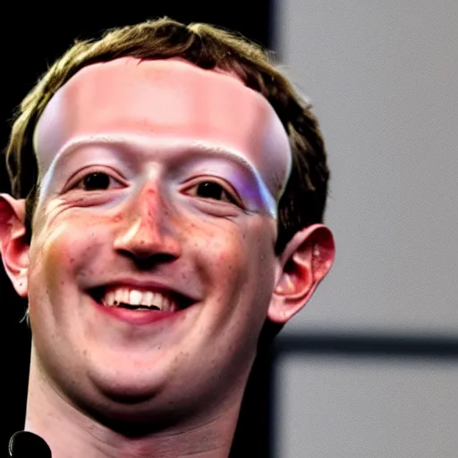 Prompt: A lizard person with Mark Zuckerberg's face