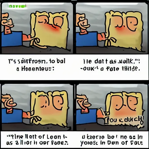 Prompt: four panel loss meme, ifunny, facebook trending