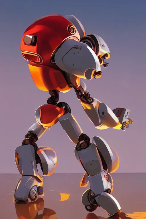 Image similar to metabots medabots medarotto medarot robot minimalist comics, behance hd by jesper ejsing, by rhads, makoto shinkai and lois van baarle, ilya kuvshinov, rossdraws global illumination ray tracing hdr radiating a glowing aura