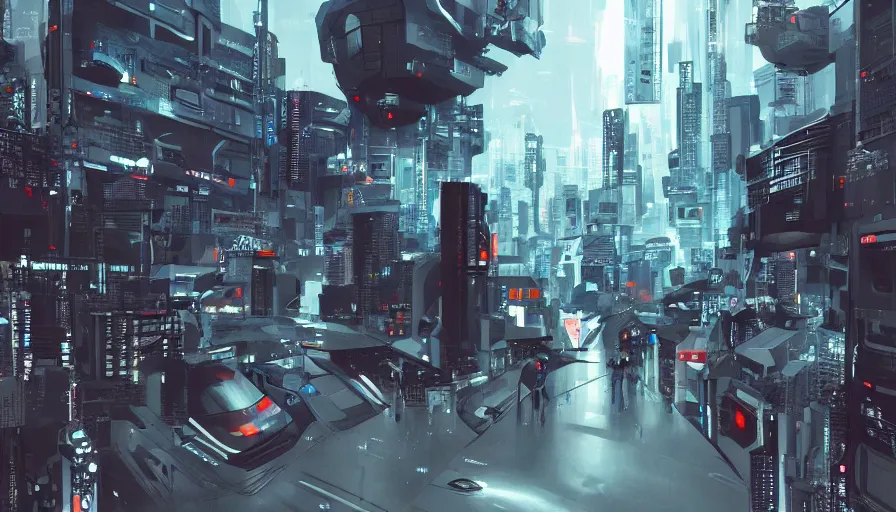Image similar to futuristic osaka with androids by shingo araki, hyperdetailed, artstation, cgsociety, 8 k