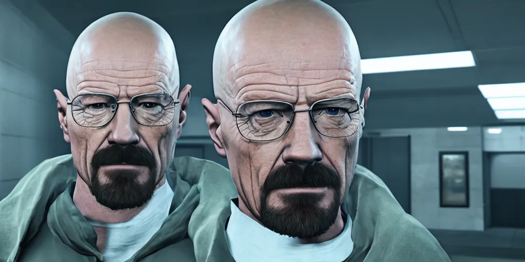 Image similar to Walter White as a GTA 6 character, 4k detailed, rendered in unreal engine 5, 8k