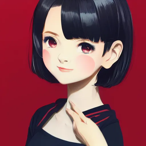 Prompt: Cute smile by Ilya Kuvshinov trending on artstation, faved watched read, sharp focus, traditional illustration collection aaaa updated watched premiere edition commission ✨ whilst watching fabulous artwork \ exactly your latest completed artwork discusses upon featured announces recommend achievement