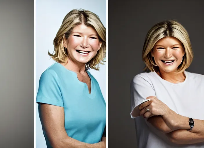 Image similar to photo still of martha stewart!!!!!!!! at age 4 6 years old 4 6 years of age!!!!!!!! in a prison cell behind bars, 8 k, 8 5 mm f 1. 8, studio lighting, rim light, right side key light