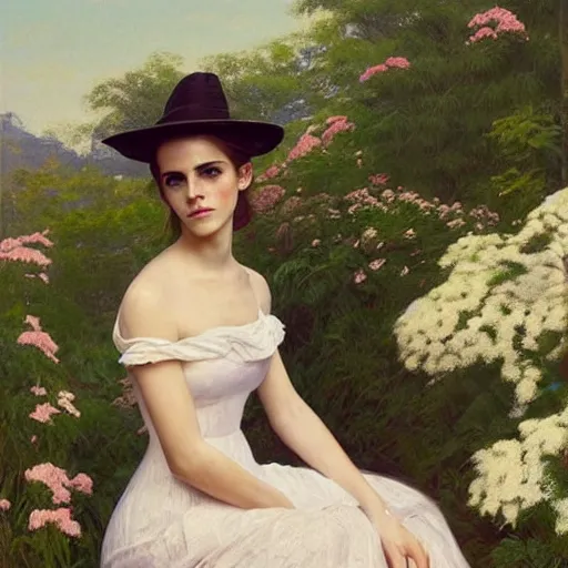 full body fashion model emma watson by Jeremy Lipking | Stable