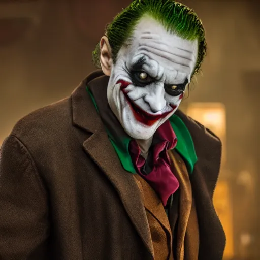 Image similar to film still of Ted Raimi as joker in the new Joker movie