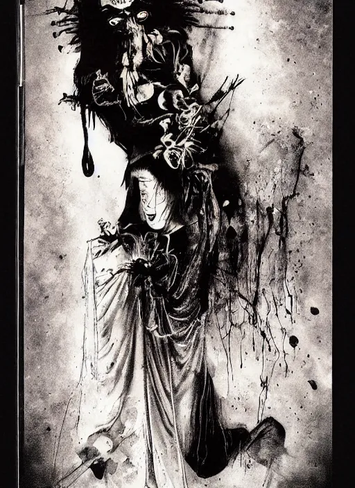 Prompt: book cover of scary geisha stories to tell in the dark paperback novel by stephen gammell