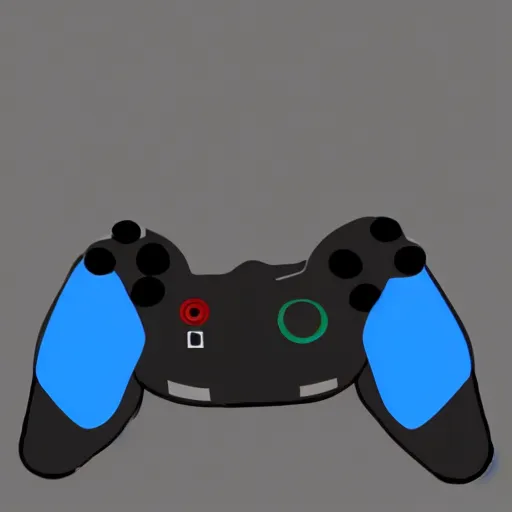 Image similar to game controller, chubby, blue