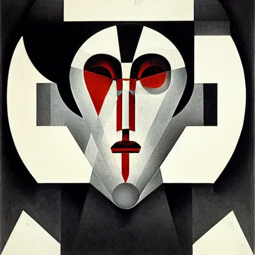 Prompt: lithography bauhaus conceptual figurative post - morden monumental portrait by goya and el lissitzky, illusion surreal art, highly conceptual figurative art, intricate detailed illustration, controversial poster art, polish poster art, geometrical drawings, no blur