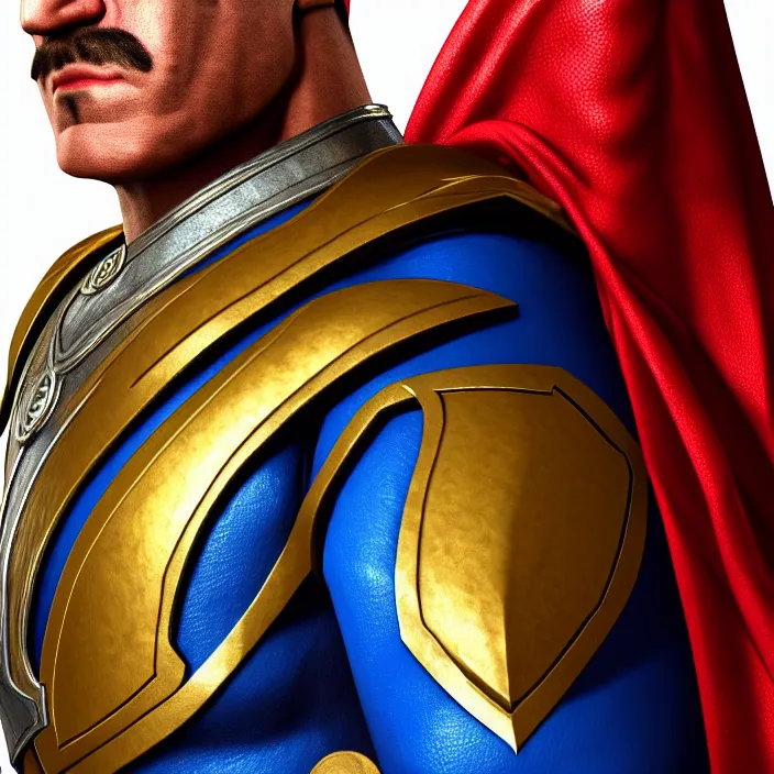 Prompt: cinematic portrait, captain falcon as sheik mohammad ruler of dubai, head and chest only, masterpiece, medieval arabia, sharp, details, hyper - detailed, hd, 4 k