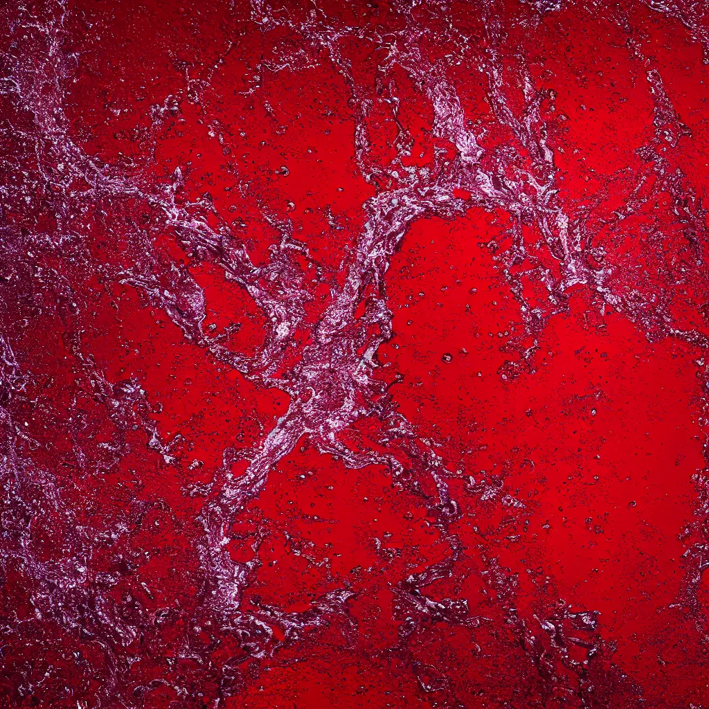 Prompt: red water splash texture, 4k