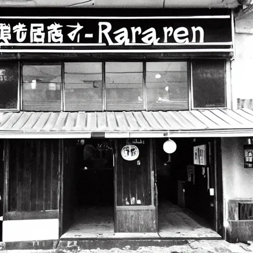 Image similar to a photo of an old ramen restaurant