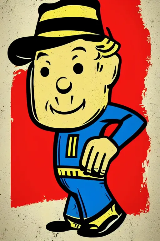 Image similar to fallout 7 6 retro futurist illustration art by butcher billy, sticker, colorful, illustration, highly detailed, simple, smooth and clean vector curves, no jagged lines, vector art, smooth andy warhol style