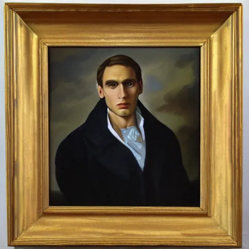 Image similar to gigachad sigma alpha male Jerma985, highly detailed oil-painting