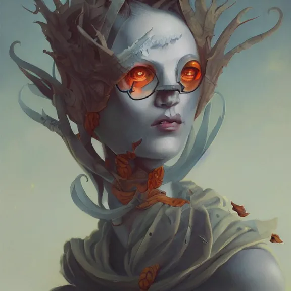 Image similar to a highly detailed portrait in the style of peter mohrbacher and in the style of gerald brom.