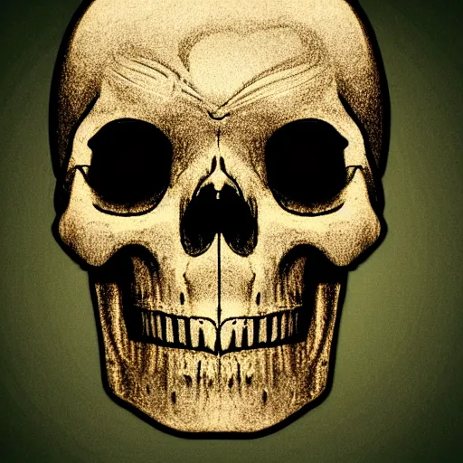 Prompt: skull icon