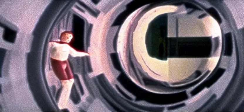 Image similar to film still from 2 0 0 1 : a space odyssey ( 1 9 6 8 ) as a body horror film in the style of cronenberg