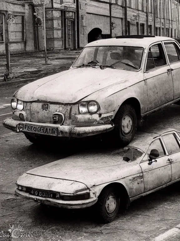 Prompt: soviet car