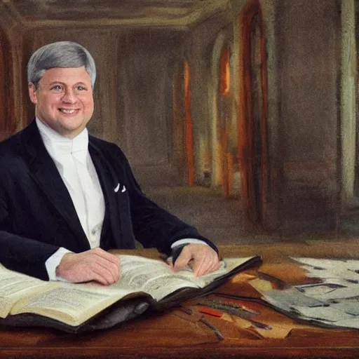 Image similar to Stephen Harper in the 1830\'s