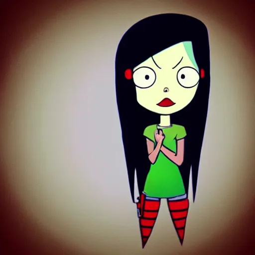 Image similar to Marceline from adventure time