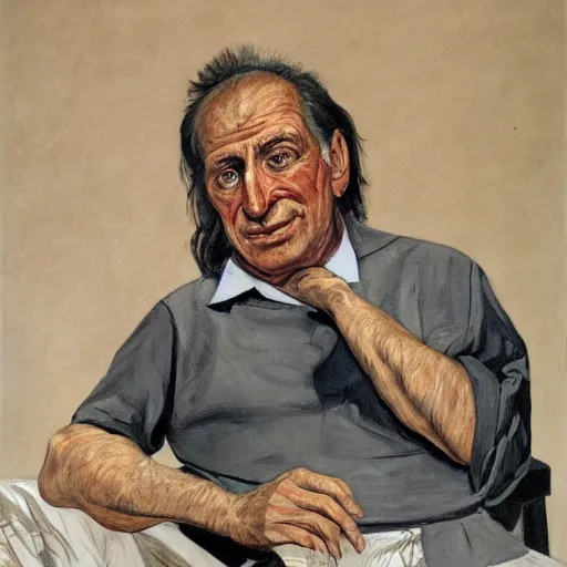 Image similar to portrait of antonio variacoes, painting by paula rego, high detail, high resolution