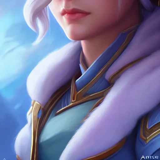 Image similar to portrait of jaina proudmoore amazing details 4 k beautiful ultra realistic sharp focus cinematic lightning highly detailed, digital painting, artstation, concept art, smooth, sharp focus, illustration sozomaika artgerm dandonfuga