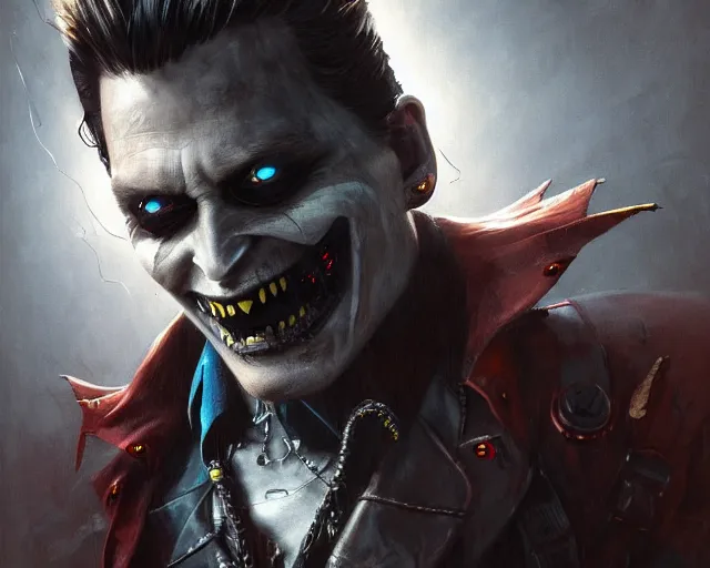 Image similar to highly detailed portrait of johnny depp as the batman who laughs, in mortal kombat 1 1, stephen bliss, unreal engine, fantasy art by greg rutkowski, loish, rhads, ferdinand knab, makoto shinkai and lois van baarle, ilya kuvshinov, rossdraws, tom bagshaw, global illumination, radiant light, detailed and intricate environment