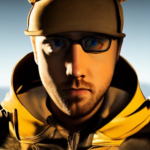 Prompt: jesse pinkman as robot, unreal engine, hyperdetailed, hyperrealistic