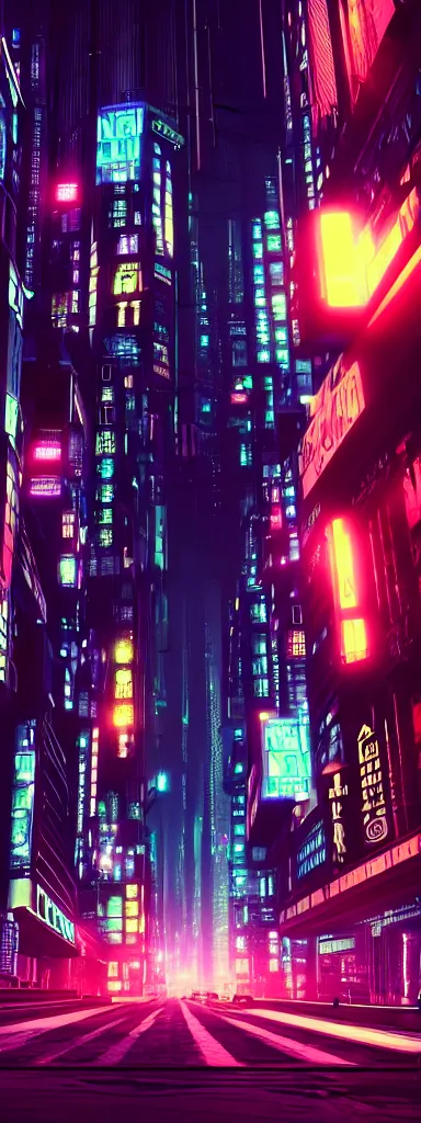 1280x2120 Cyberpunk Neon City iPhone 6+ ,HD 4k Wallpapers,Images,Backgrounds,Photos  and Pictures