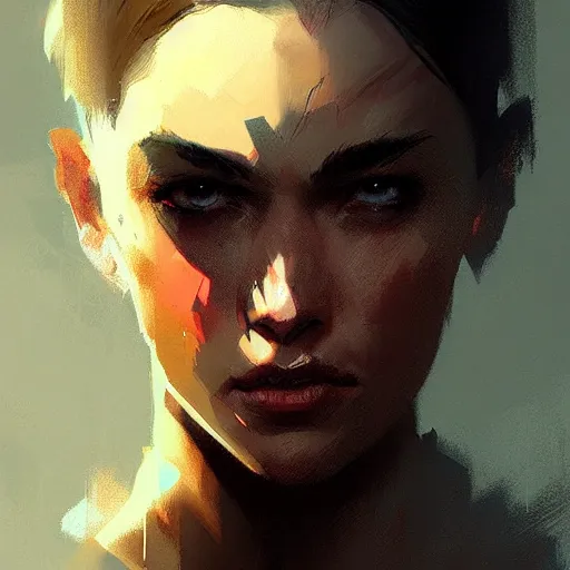 Image similar to character art portrait, deviantart artstation, by greg rutkowski