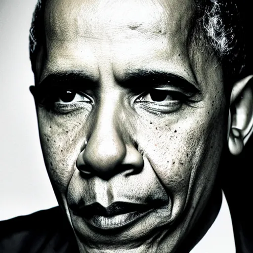 Image similar to obama, by anton corbijn