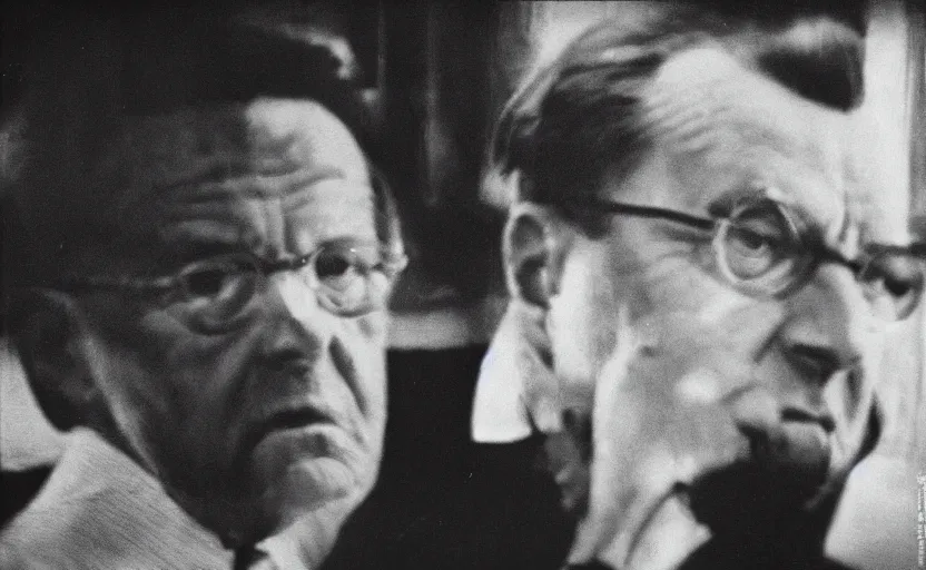 Prompt: 50s movie still full-lenght portrait of Josip Broz Tito, by Andrei Tarkovsky , Cinestill 800t 35mm black and white, heavy grainy picture, very detailed, high quality, 4k, HD criterion, precise texture