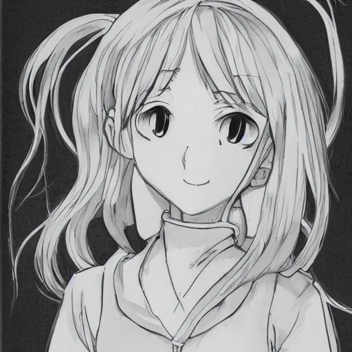 Image similar to perfectly drawn anime girl by Yoh Yoshinari
