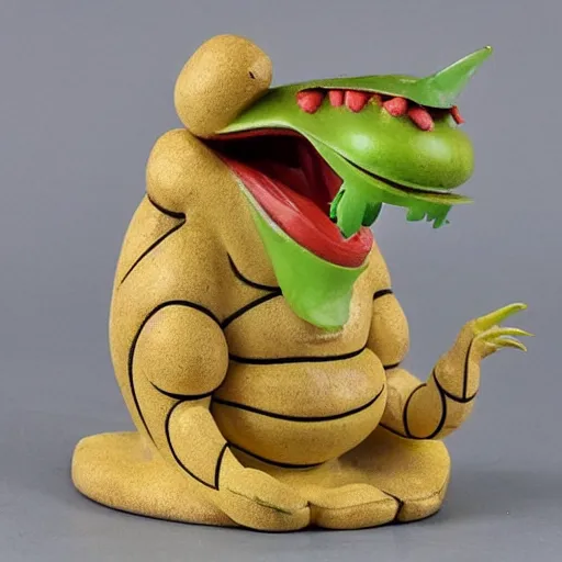 Image similar to 1 9 6 0 s japanese toy sculpture of a snot monster