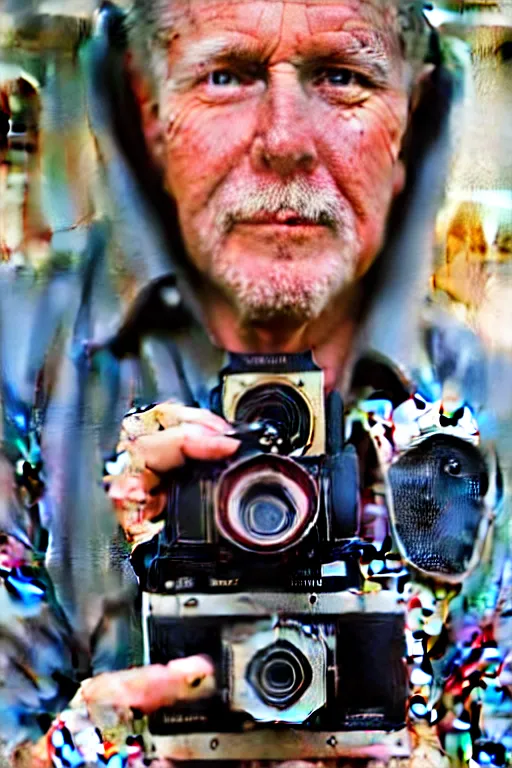 Prompt: The most complex looking opened camera like machine ever made, internals revealed photo taken by someone who doesn't know how to use a camera by Annie Lebovitz and Steve McCurry Ultra detailed, hyper realistic, 4k