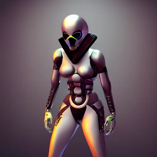 Prompt: kinetica!!! video game character, render, unreal engine, kojima, full body