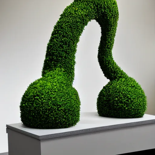 Image similar to topiary shaped like a shoe