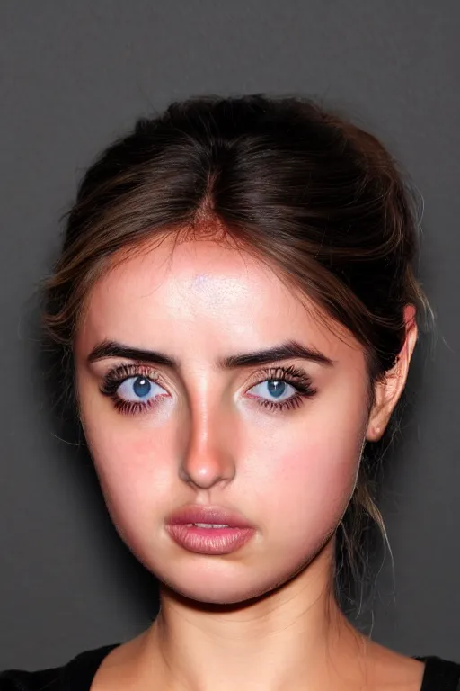 Prompt: ultra realistic clay head of ana de armas on black background, highly detailed, real, canon 5 d
