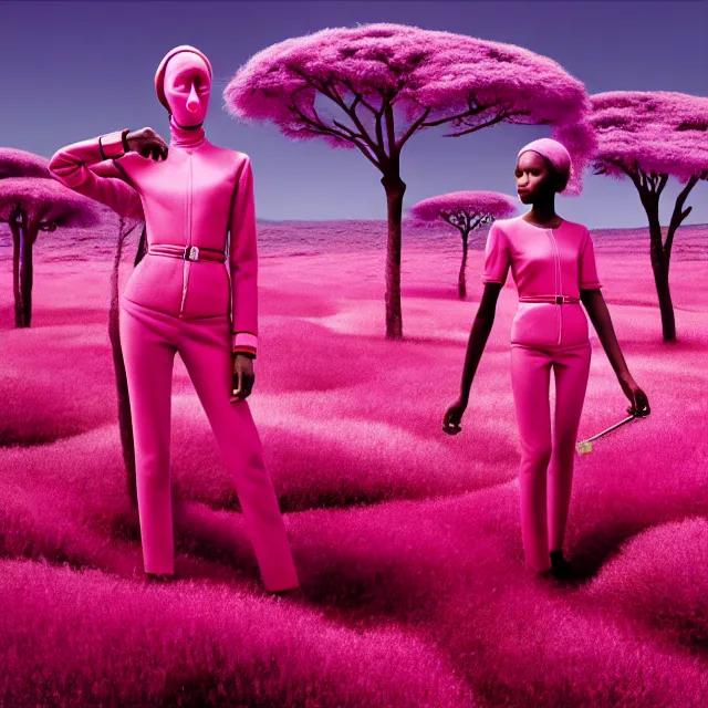 Image similar to fragrance advertising campaign by richard mosse