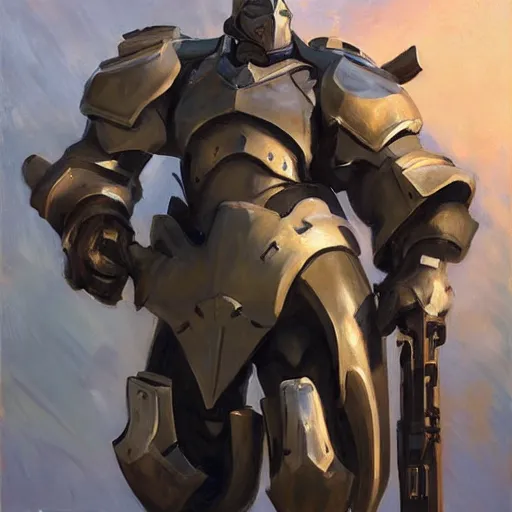 Image similar to greg manchess portrait painting of armored claude monet as overwatch character, medium shot, asymmetrical, profile picture, organic painting, sunny day, matte painting, bold shapes, hard edges, street art, trending on artstation, by huang guangjian, gil elvgren, ruan jia, randy vargas, greg rutkowski