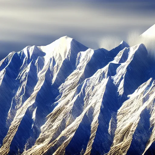 Prompt: tsunami pouring over the himalayan mountains, photograph, highly detailed 4 k