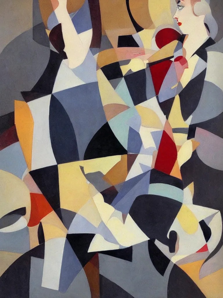 Prompt: shaded cubism, oil painting by coby whitmore